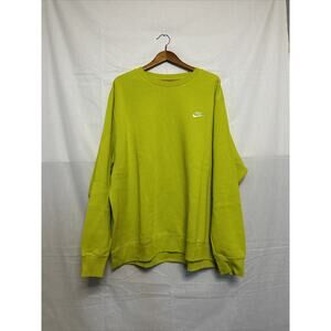 Nike crewneck neon green size 3xl mens